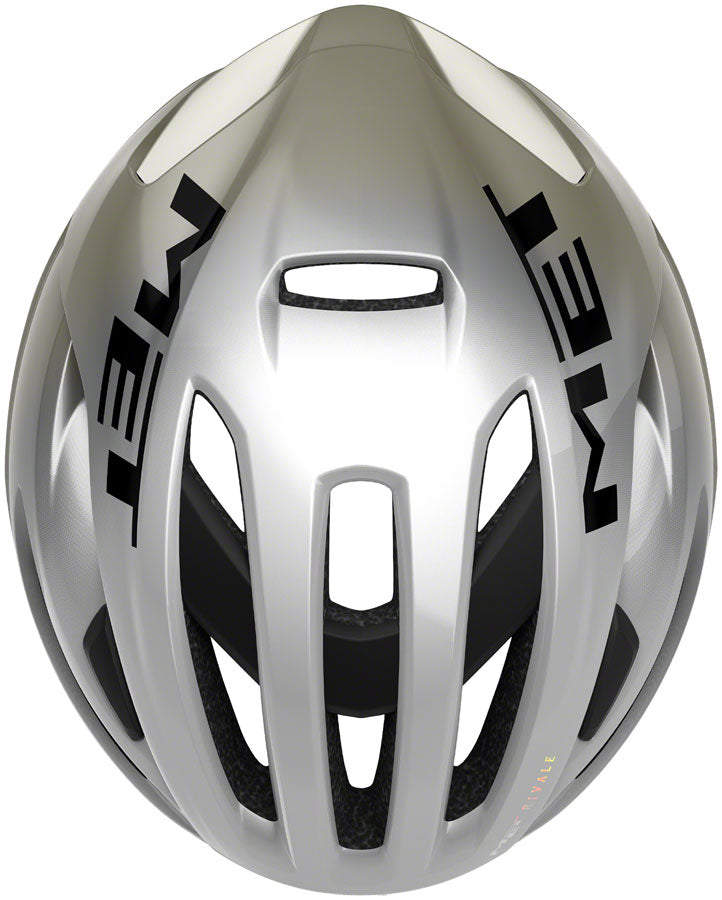 MET Rivale MIPS Helmet - Silver Gray/Glossy Large