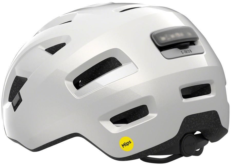 MET E-Mob MIPS Helmet - White Gloss Small
