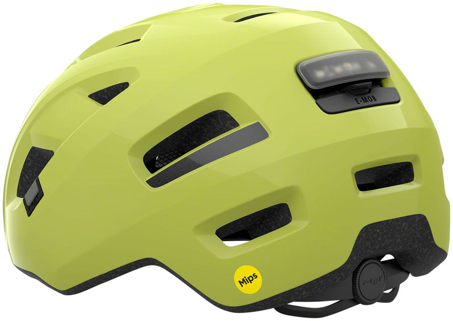 MET E-Mob MIPS Helmet - Lime Gloss Small