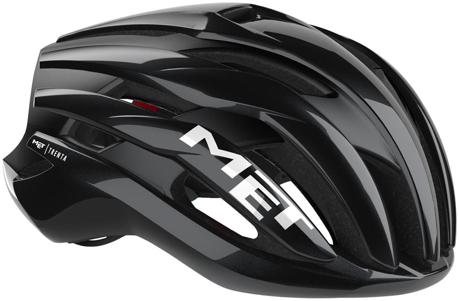 MET Trenta Helmet - Black/Red Gloss Large