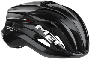MET Trenta Helmet - Black/Red Gloss Large