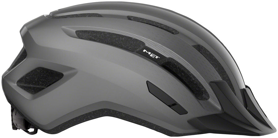 MET Downtown Mips Helmet - Gray Glossy Large