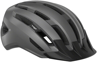 MET Downtown Mips Helmet - Gray Glossy Medium