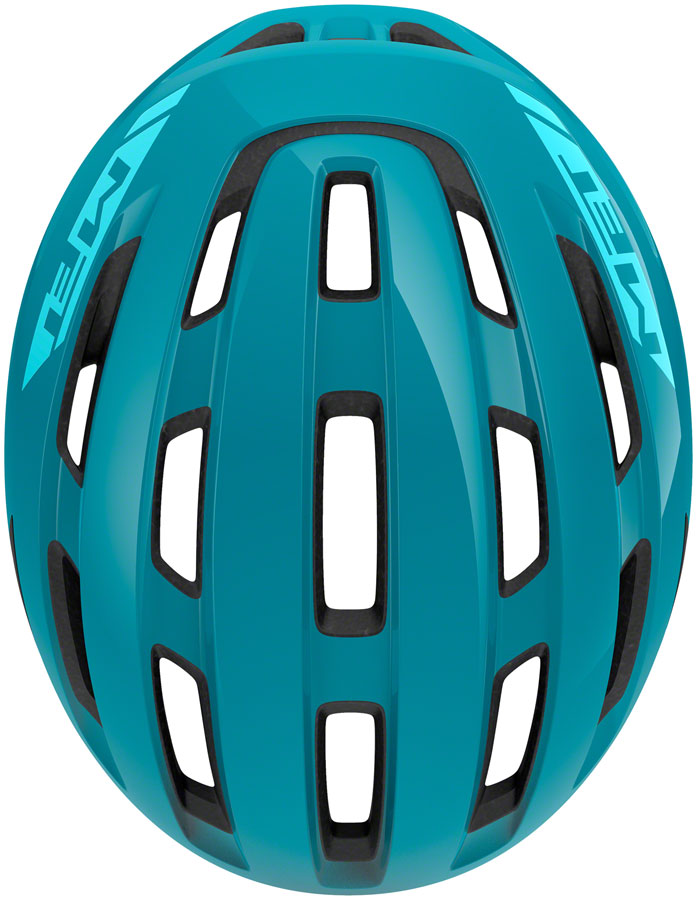 MET Miles Mips Helmet - Teal Glossy Medium