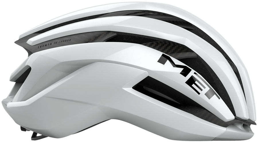MET Trenta 3K Carbon Helmet - White Gloss Large