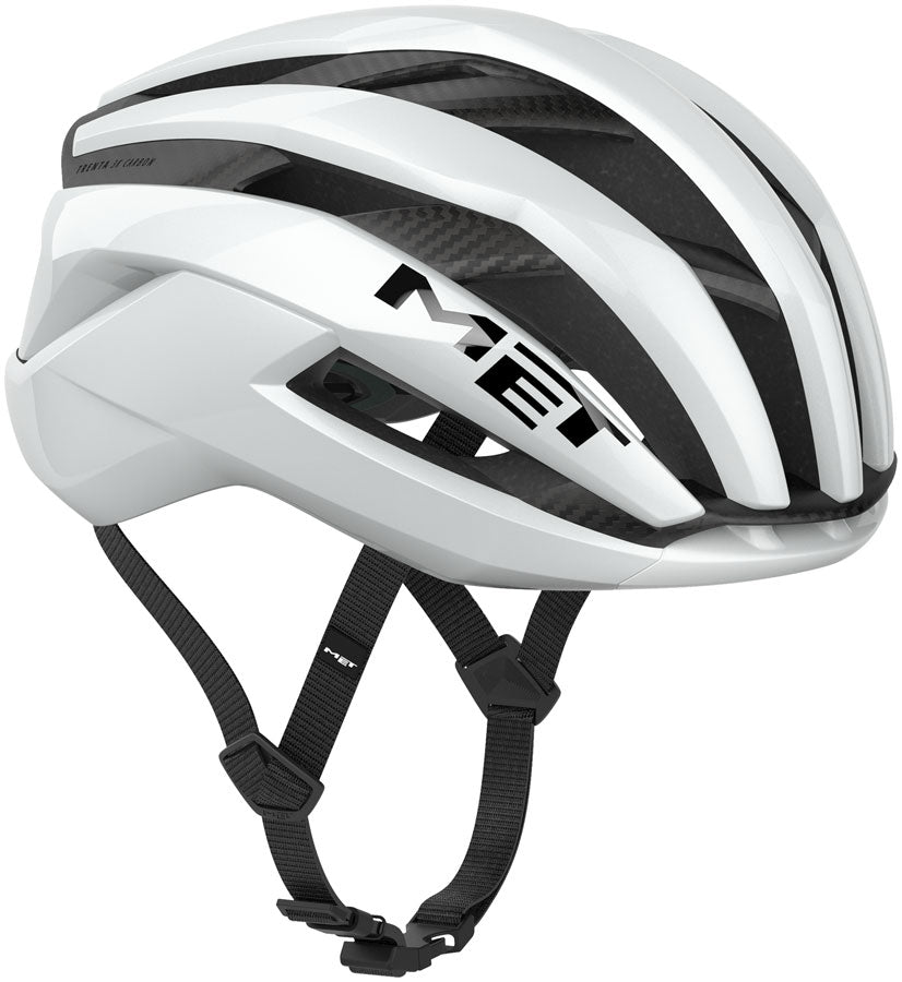 MET Trenta 3K Carbon Helmet - White Gloss Small