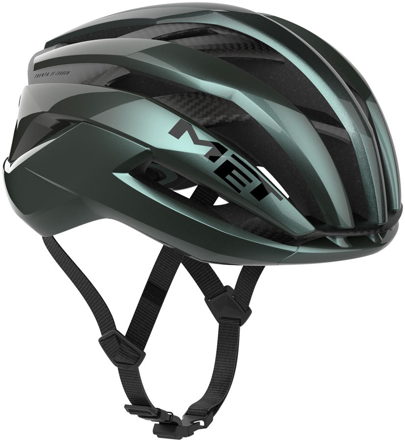 MET Trenta 3K Carbon Helmet - Hyper Teal Medium