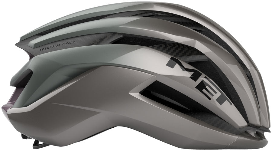MET Trenta 3K Carbon Helmet - Opal Gray Large