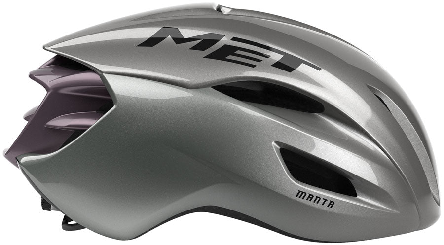 MET Manta Helmet - Opal Gray Glossy Small