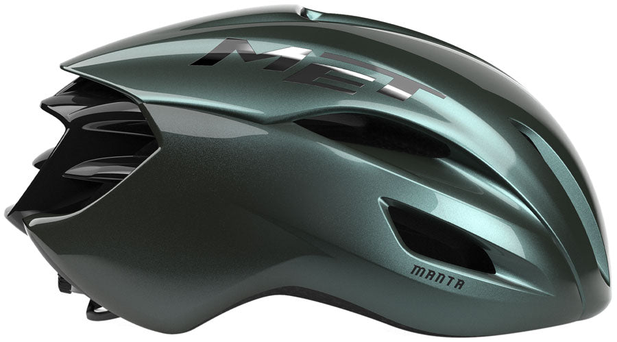 MET Manta Helmet - Hyper Teal Glossy Small