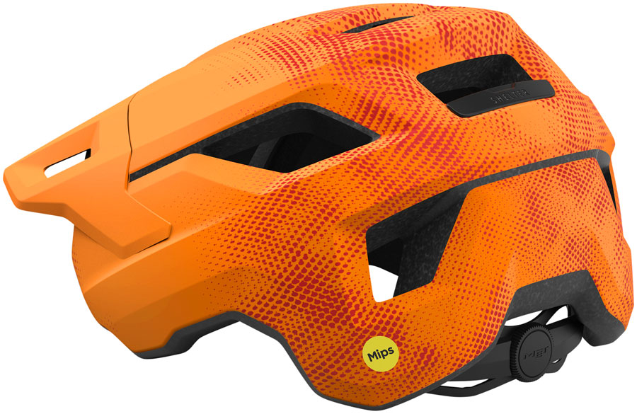 MET Shelter Youth Helmet - Orange/Red Universal