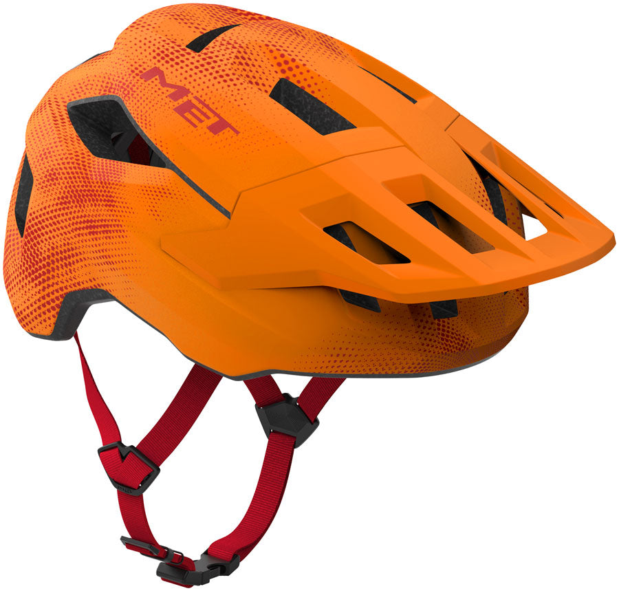 MET Shelter Youth Helmet - Orange/Red Universal