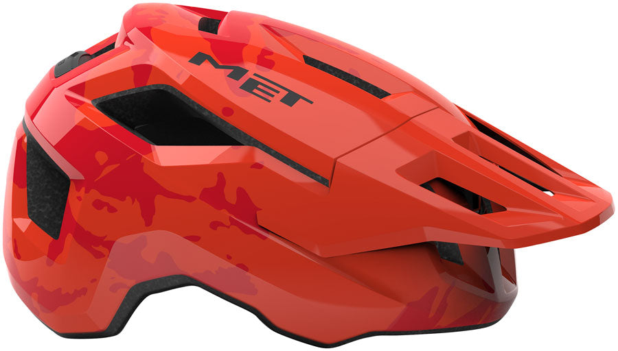 MET Shelter Youth Helmet - Red Glossy Universal
