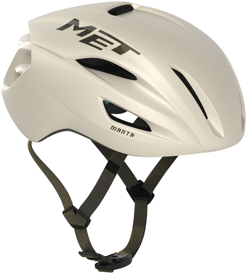 MET Manta Helmet - Wax White Matte Small