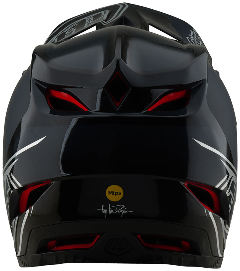 Troy Lee Designs D4 Polyacrylite Helmet – Shadow Black X-Small