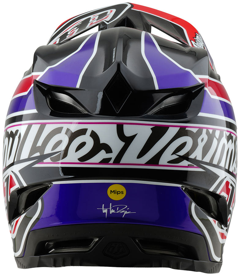 Troy Lee Designs D4 Polyacrylite Helmet – Linear Black Medium