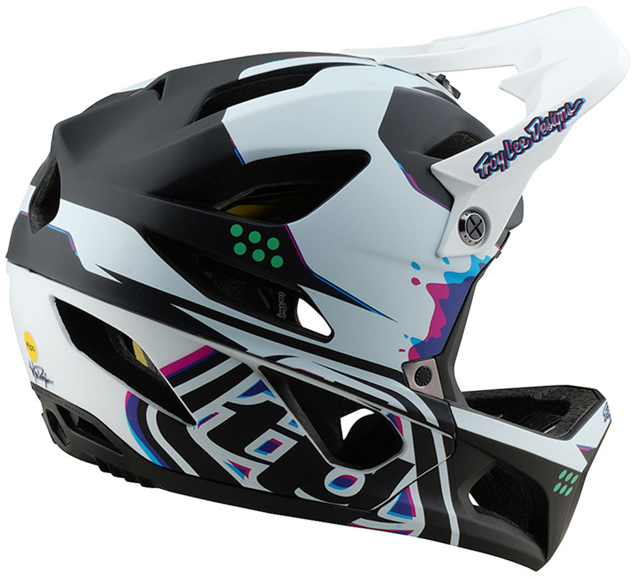 Troy Lee Designs Stage Helmet – Trooper White X-Large/2X-Large
