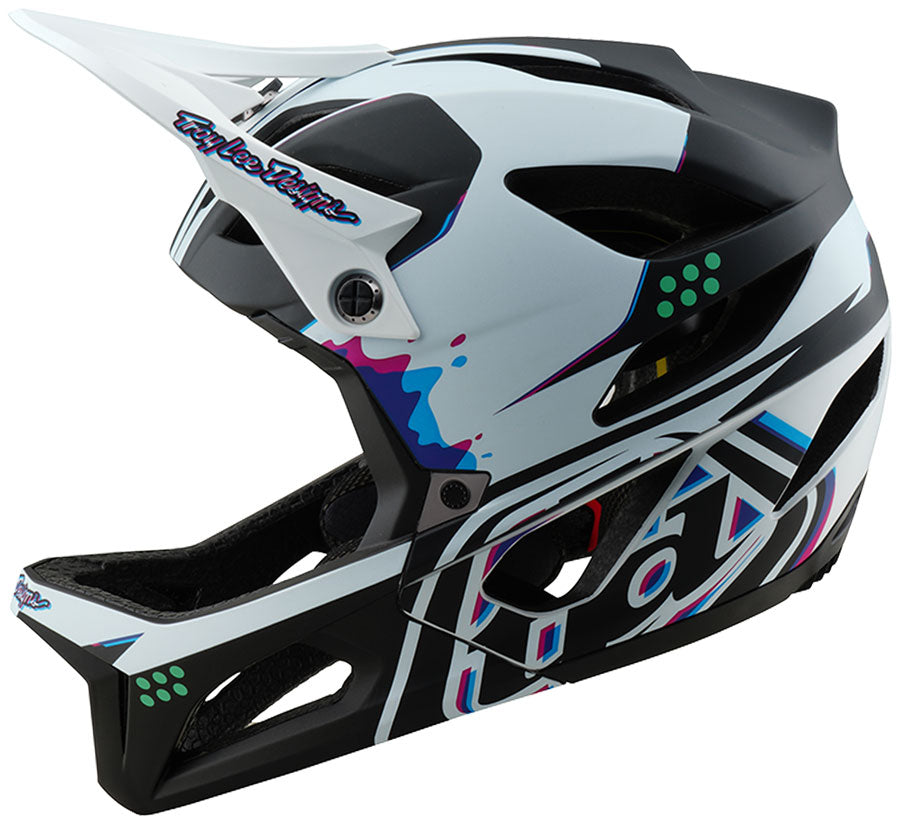 Troy Lee Designs Stage Helmet – Trooper White X-Small/Small