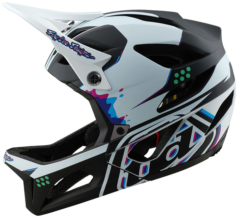 Troy Lee Designs Stage Helmet – Trooper White Medium/Large