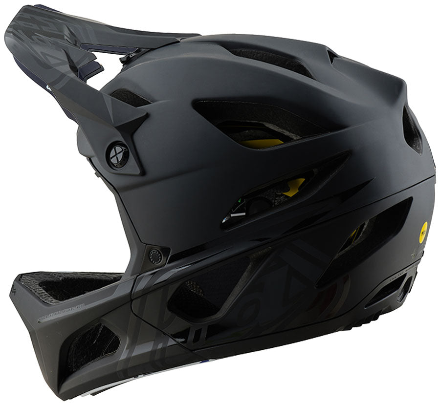 Troy Lee Designs Stage Helmet – Stealth Midnight X-Small/Small