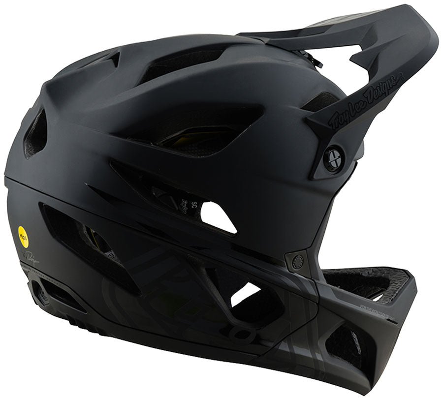 Troy Lee Designs Stage Helmet – Stealth Midnight X-Large/2X-Large