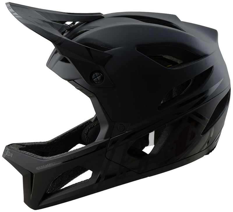 Troy Lee Designs Stage Helmet – Stealth Midnight X-Large/2X-Large