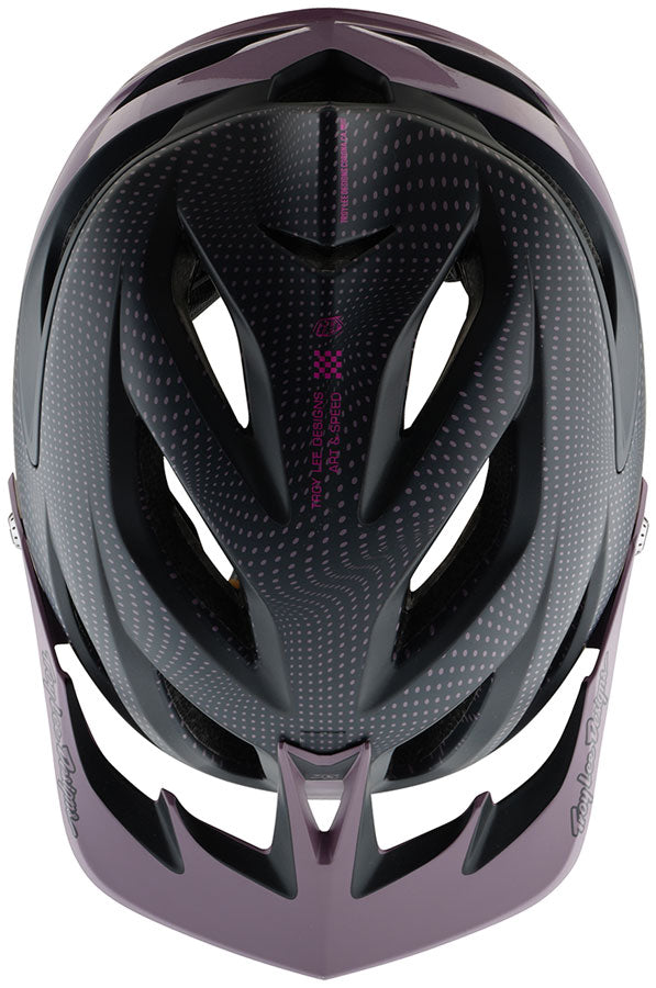 Troy Lee Designs A3 Helmet – Halo Purple X-Large/2X-Large