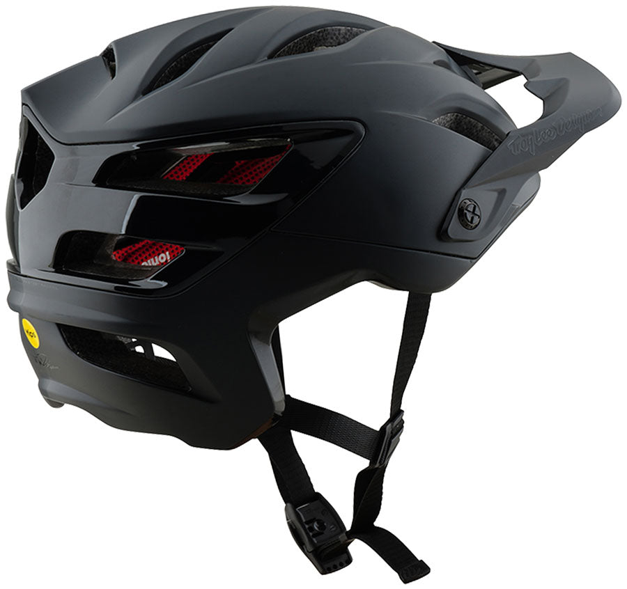Troy Lee Designs A3 Helmet – Uno Black X-Small/Small