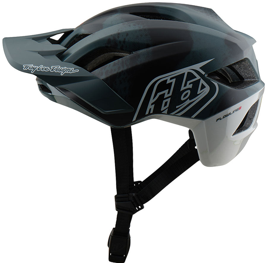 Troy Lee Designs Flowline SE Helmet – Badge Camo Gray Medium/Large