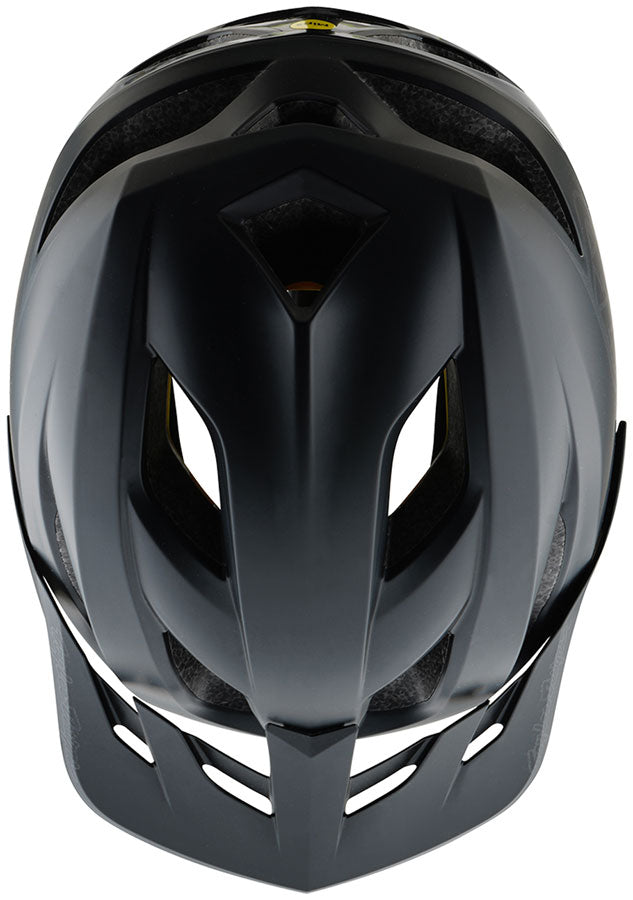 Troy Lee Designs Flowline Helmet – Point Black/Charcoal X-Small/Small