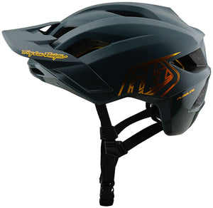 Troy Lee Designs Flowline Helmet – Point Gray/Gold X-Large/2X-Large