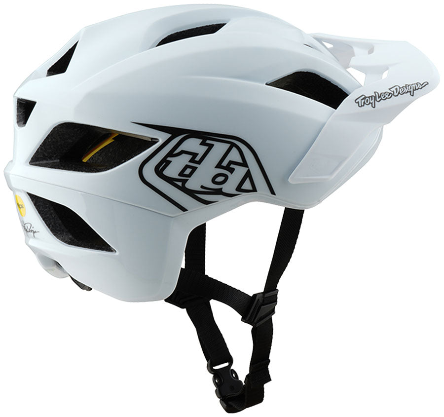 Troy Lee Designs Flowline Helmet – Point White/Black X-Large/2X-Large