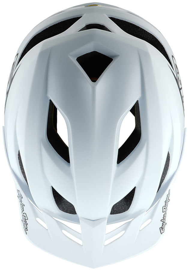 Troy Lee Designs Flowline Helmet – Point White/Black X-Large/2X-Large