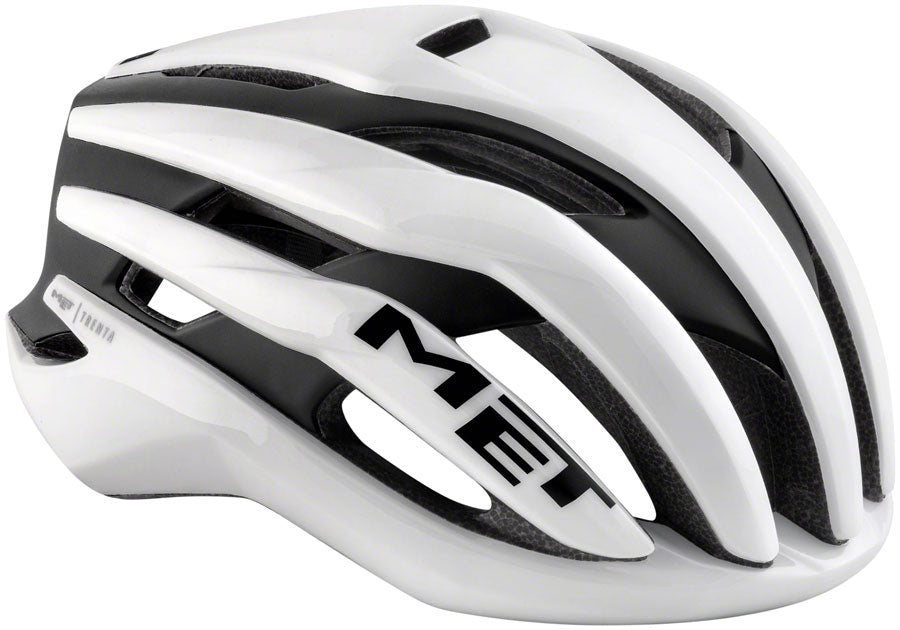 MET Trenta MIPS Helmet - White/Black Matte/Glossy Medium
