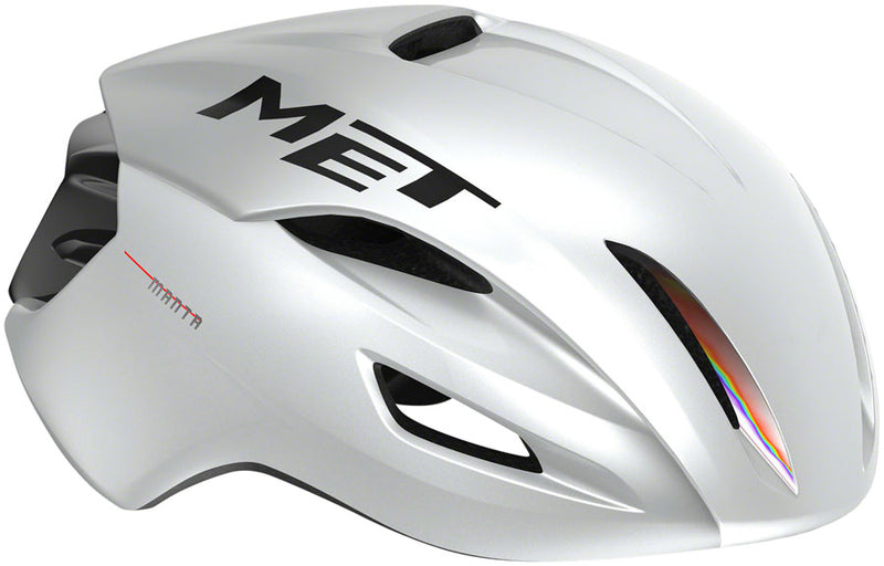 MET Manta MIPS Helmet - White Holographic Glossy Large