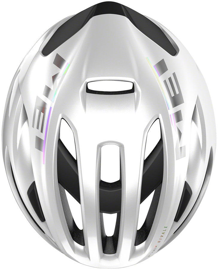 MET Rivale MIPS Helmet - White Holographic Glossy Medium