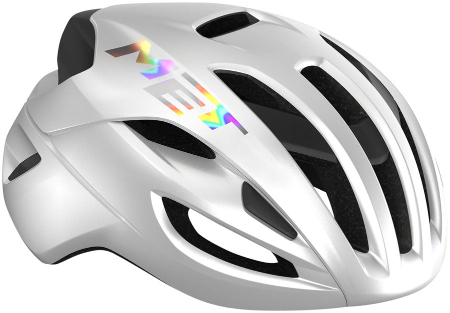 MET Rivale MIPS Helmet - White Holographic Glossy Small