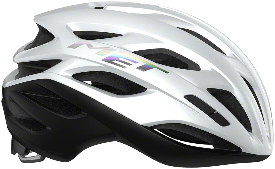 MET Estro MIPS Helmet - White Holographic Glossy Large