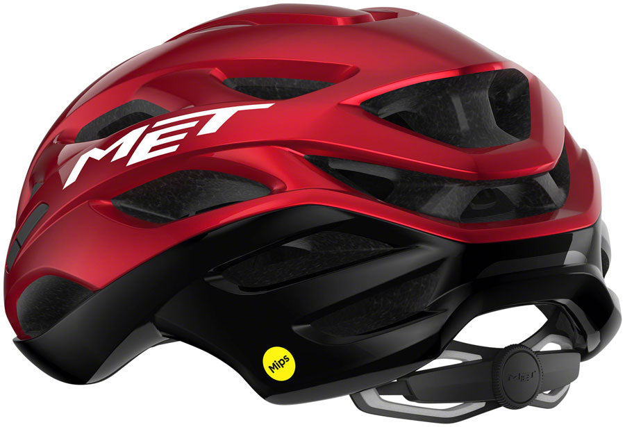 MET Estro MIPS Helmet - Red/Black Metallic Glossy Small