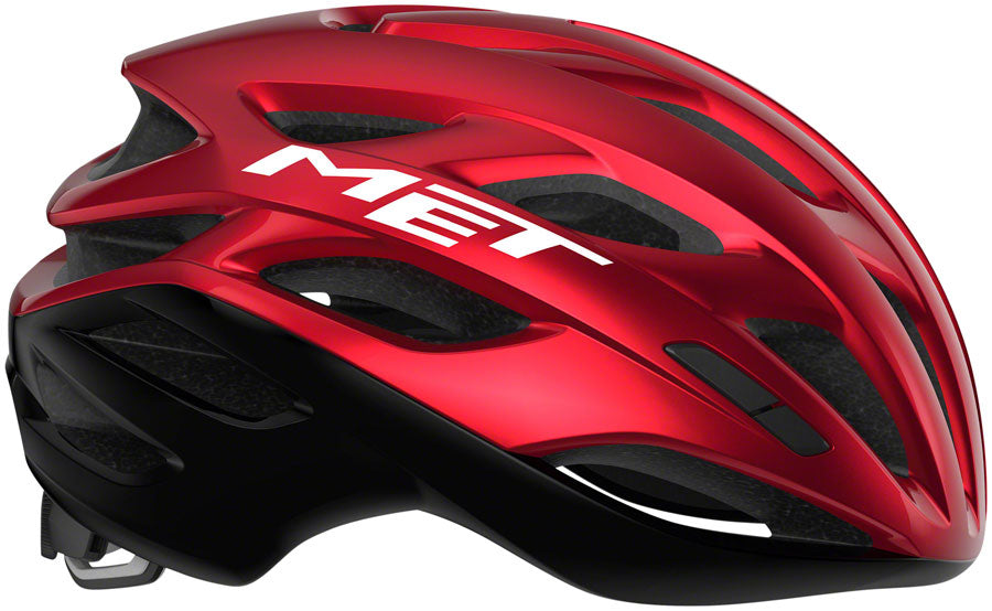 MET Estro MIPS Helmet - Red/Black Metallic Glossy Small