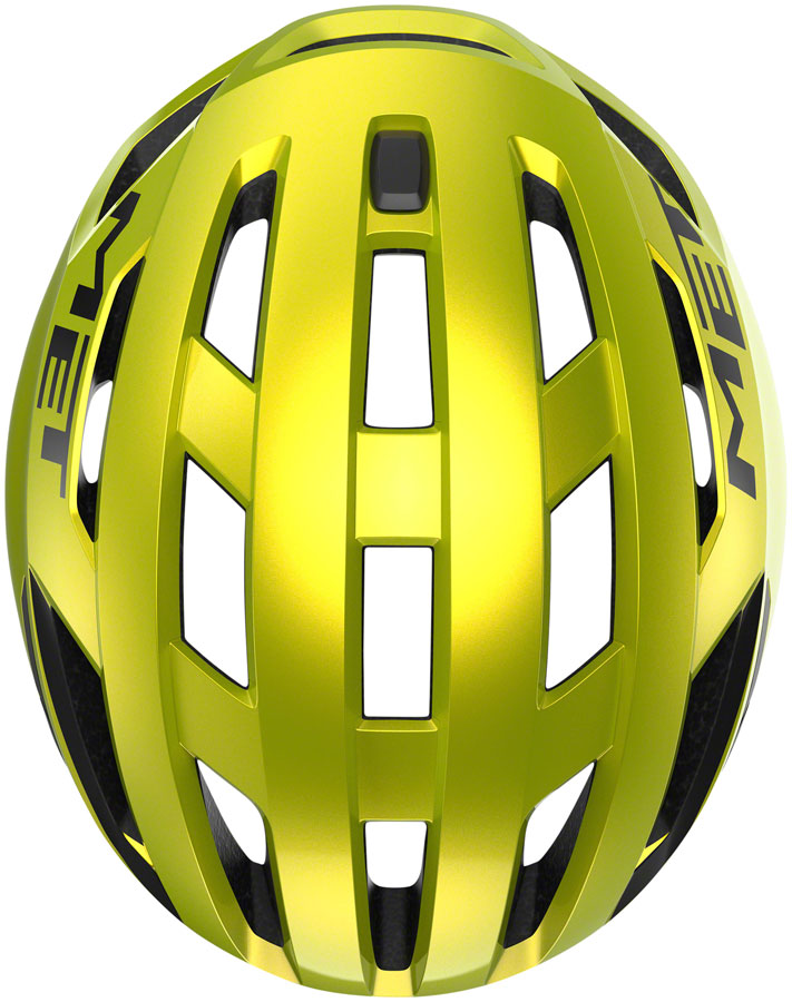 MET Vinci MIPS Helmet - Lime Yellow Metallic Glossy Large