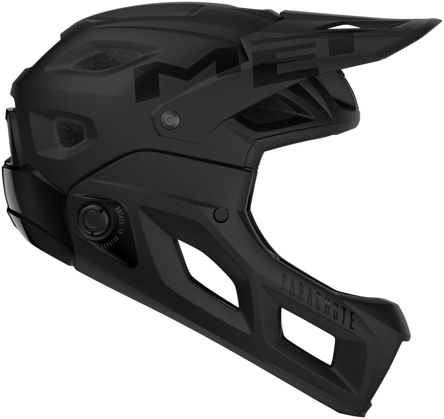 MET Parachute MCR MIPS Helmet - Black Matte/Glossy Large