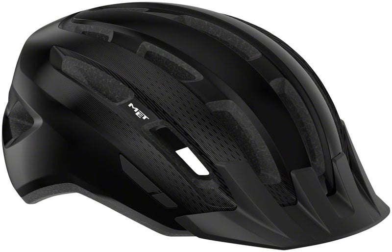 MET Downtown MIPS Helmet - Black Glossy Medium/Large