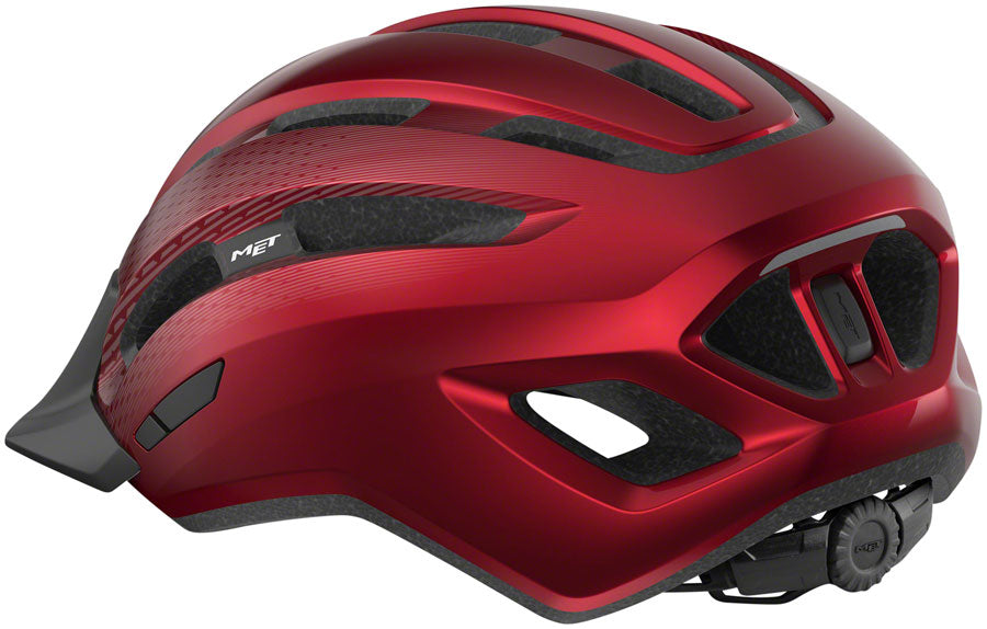 MET Downtown MIPS Helmet - Red Glossy Medium/Large