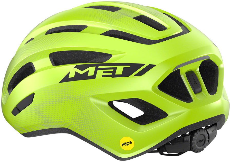 MET Miles MIPS Helmet - Fluorescent Yellow Glossy Small/Medium