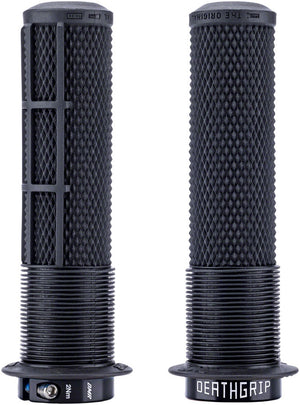 DMR DeathGrip 2 Flanged Grips - Thick Lock-On Black