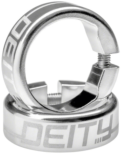 DEITY Grip Clamps - Silver