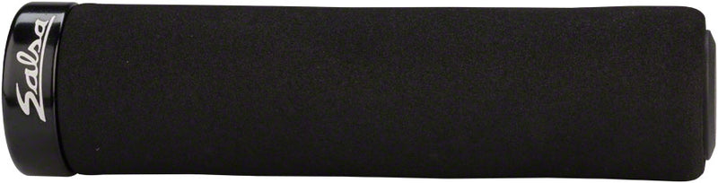 Salsa Fat Foam Lock-On Grips - Black Lock-On