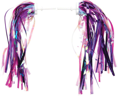 Dimension Kids Bike Streamers: Pink/Purple~ Pair