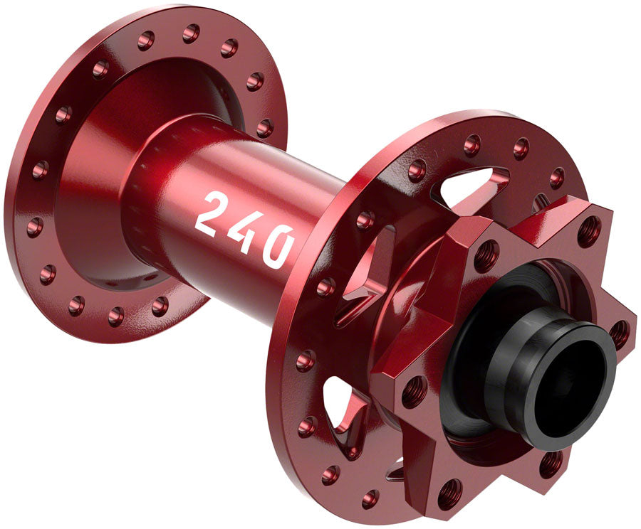 DT Swiss 240 Front Hub - 15 x 110mm, 6-Bolt, Limited Edition Red, 32H